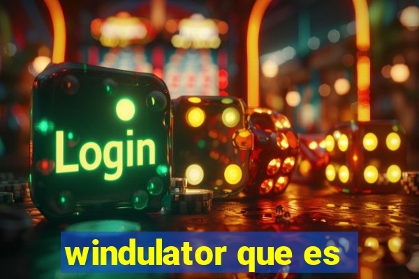 windulator que es